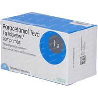 Paracetamol Teva 1g 60  comprimés