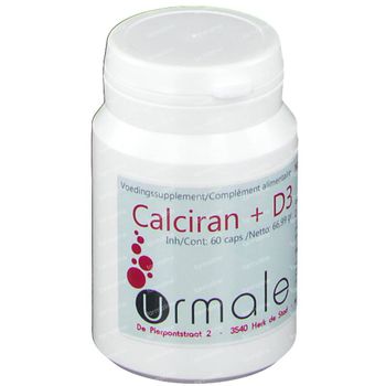 Urmale Calciran + D3 60 capsules