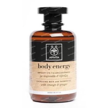 Apivita Body Energy - Gel Bain & Douche Energisant 300 ml bouteille