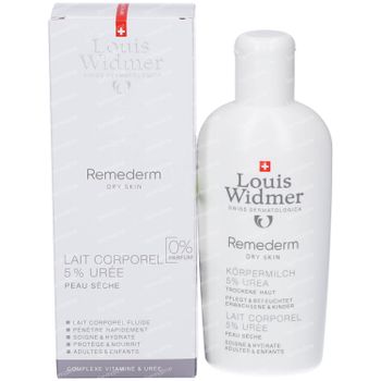 Louis Widmer Remederm Lichaamsmelk 5% Ureum Zonder Parfum 200 ml