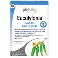 Physalis® Eucalyforce Pastilles pour la Gorge 30 comprimés à sucer
