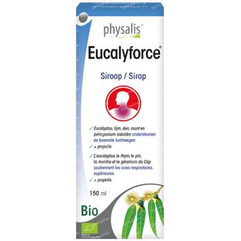 Physalis Eucalyforce Siroop Bio 150 ml