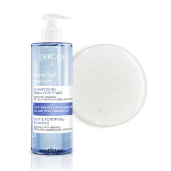 Vichy Dercos Mineral Soft Soft & Fortifying Shampoo 400 ml shampoo
