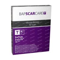 Bap Scar Care T 5cm x 7cm 10 st