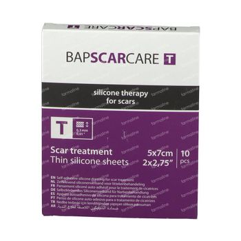 Bap Scar Care T 5cm x 7cm 10 st