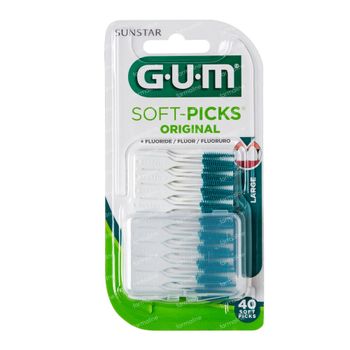 GUM Soft-Picks Original Large 40 pièces