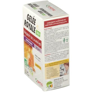 Ortis® Gelée Royale Bio 24 comprimés à croquer