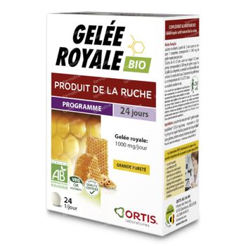Ortis® Gelée Royale Bio 24 comprimés à croquer