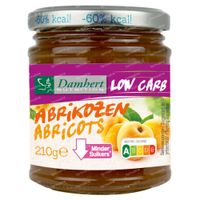 Damhert Dieetconfituur Abrikoos Low Carb 210 g