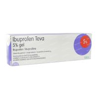 Ibuprofen Teva 5% 120 g gel