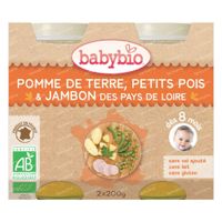 Babybio Bipack Légumes-Jambon 2x200 g