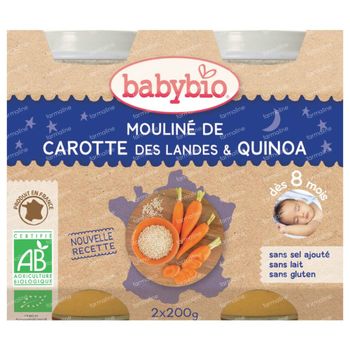 Babybio Bipack Groenten-Quinoa 2x200 g