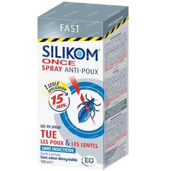 Silikom Fast Once Spray Anti-Poux 100 ml