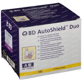 Bd Pen Aiguille Autoshield 30G 5mm 329605 100 st