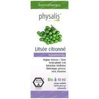Physalis® Litsée Citronnée Huile Essentielle Bio 10 ml
