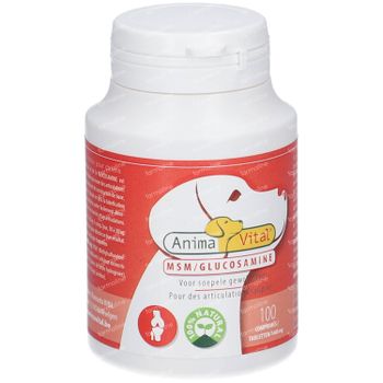 Animavital MSM/Glucosamine Hond 100 tabletten