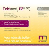 Calcimed3 K2 PQ 180 comprimés à croquer