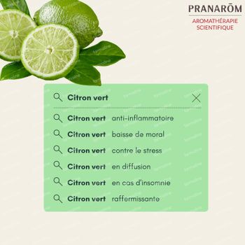 Pranarôm Huile Essentielle Lime Citron Vert 10 ml