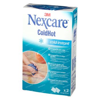 Nexcare ColdHot Cold Instant Double Pack 2 stuks