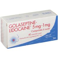Golaseptine-Lidocaine 40 zuigtabletten