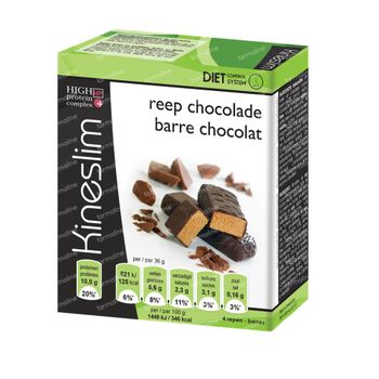 Kineslim Barre de Chocolat 4 pièces