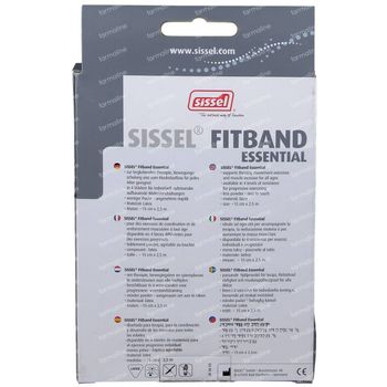 Sissel Fitband Essential 15cm x 2,5m Strong Grün 1 st