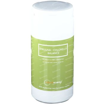 Natural Energy Spirulina-Chlorella Balance 1000 capsules