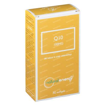 Natural Energy Q10 100 mg 30 gélules souples