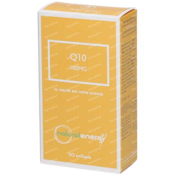 Natural Energy Q10 100 mg 30 gélules souples