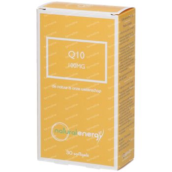 Natural Energy Q10 100mg 30 softgels