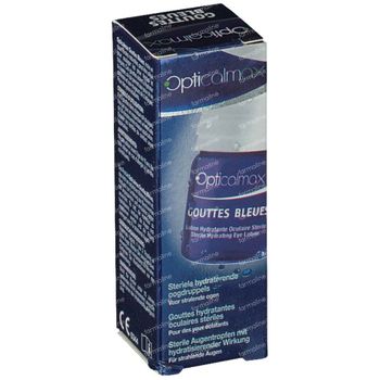 Opticalmax Oogdruppels Blauw 10 ml druppels