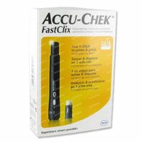 Accu-Chek FastClix Prikpen + 6 Lancetten 1  set