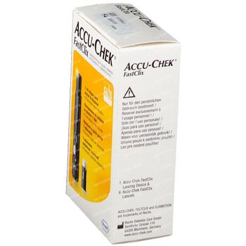 Accu-Chek FastClix Stechhilfe + 6 Lanzetten 1 shaker