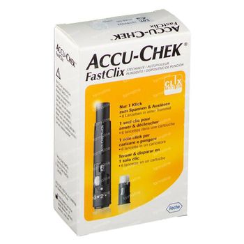 Accu-Chek FastClix AutoPiqueur + Cartouche de 6 Lancettes 1 set