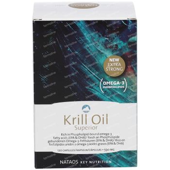 Nataos Key Nutrition Krill Oil Superior 500mg 120 capsules