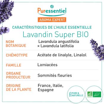 Puressentiel Huile Essentielle Lavandin Super Bio 10 ml
