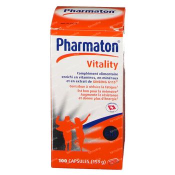 Pharmaton vitality 100 capsules