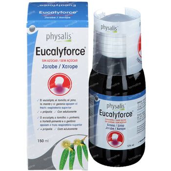 Physalis Eucalyforce Sirop sans Sucre Bio 150 ml
