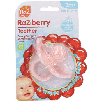 Raz Baby Anneau De Dentition Razberry Rose 1 st