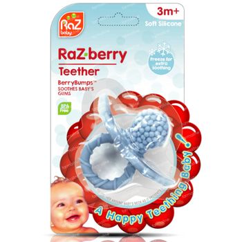 Raz Baby Anneau De Dentition Razberry Baby Bleu 1 st