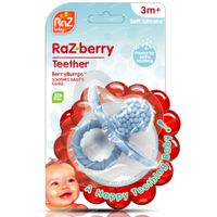Raz Baby Bijtring Razberry Baby Blauw 3M+ 1 st