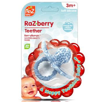 Raz Baby Anneau De Dentition Razberry Baby Bleu 1 st