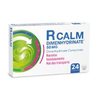 R Calm Dimenhydrinate® 50 mg 24 comprimés