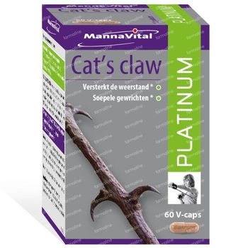 Mannavital Cats Claw Platinum 60 capsules