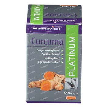 Mannavital Curcuma Platinum 60 capsules