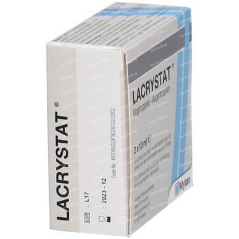 Lacrystat Solution Ophtalmique Flacons 20 ml flacons