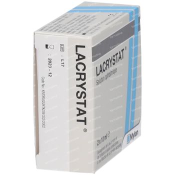 Lacrystat Solution Ophtalmique Flacons 20 ml flacons