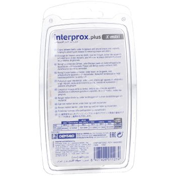 Interprox Plus X-Maxi Soft Brosses Interdentaires Gris 4 pièces