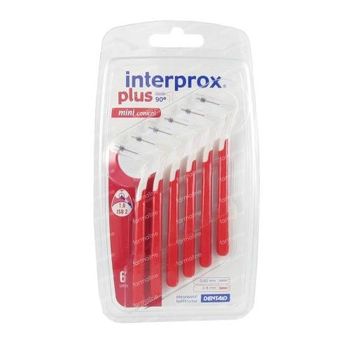 Interprox Plus Brossettes Mini Conical Rouge 6 st