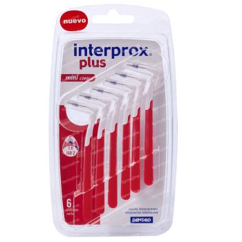 Interprox Plus Brossettes Mini Conical Rouge 6 st